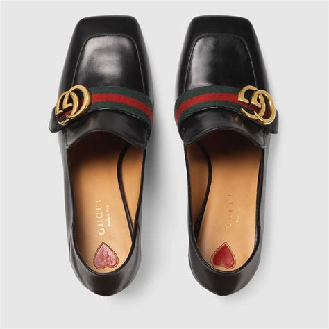 gucci loafer pump buckle|clearance Gucci loafers.